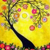 Circle Tree Art Diamond Painting