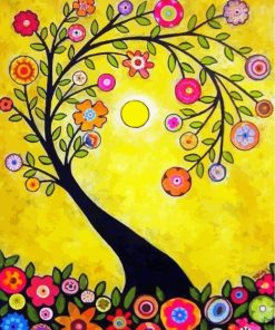 Circle Tree Art Diamond Painting