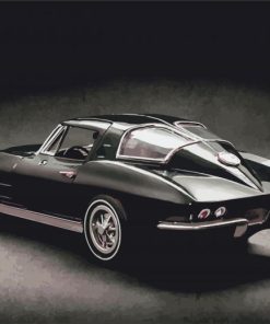 Classic Chevrolet Corvette Stingray Diamond Painting