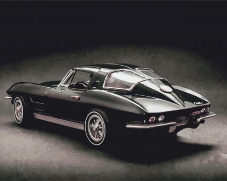 Classic Chevrolet Corvette Stingray Diamond Painting