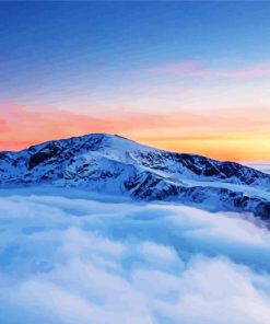 Cloudy Mount Snowdon Diamond Painting