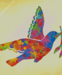 Colorful Peace Dove Diamond Painting