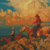 Cowboys In Arizona Diamond Painting