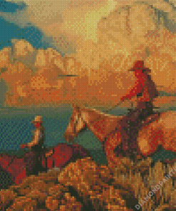 Cowboys In Arizona Diamond Painting