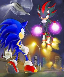 Crystal Shadow The Hedgehog Diamond Painting