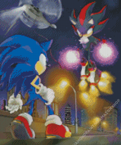 Crystal Shadow The Hedgehog Diamond Painting