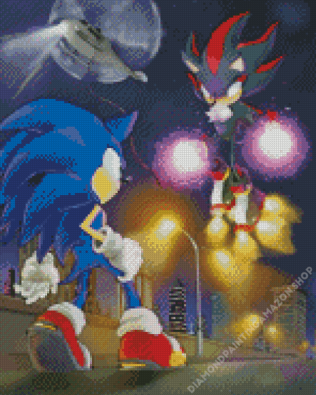 Crystal Shadow The Hedgehog Diamond Painting
