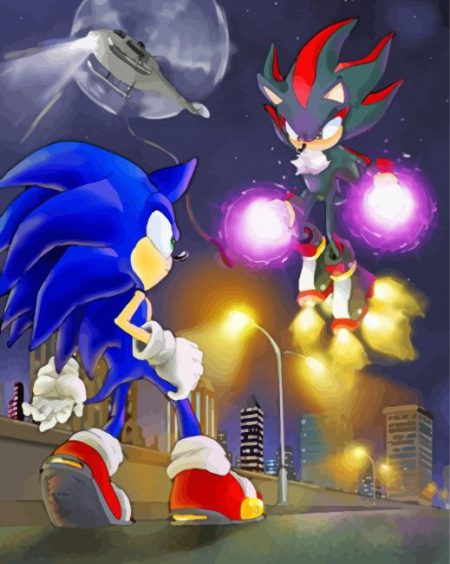 Crystal Shadow The Hedgehog Diamond Painting