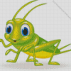 Cute Cricket Insect Art Diamond Painting