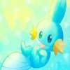 Cute Mudkip Art Diamond Painting