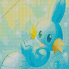 Cute Mudkip Art Diamond Painting