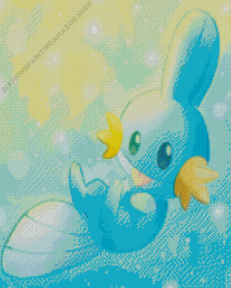 Cute Mudkip Art Diamond Painting