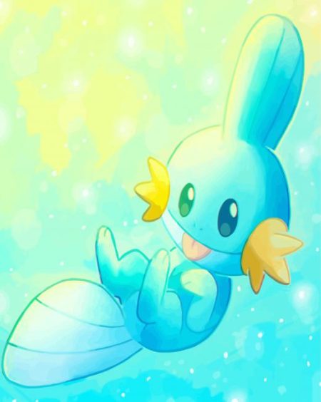 Cute Mudkip Art Diamond Painting