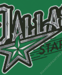 Dallas Stars Team Logo Diamond Painting