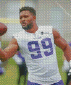 Danielle Hunter Football Player Diamond Painting