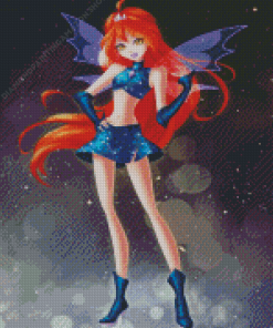 Dark Bloom Animation Character Diamond Painting