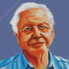 David Attenborough Art Diamond Painting