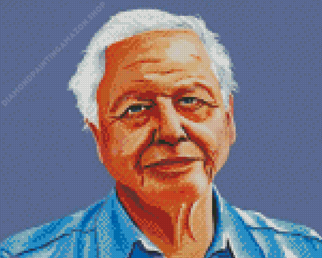 David Attenborough Art Diamond Painting