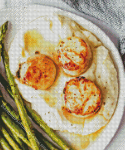 Delicious Scallops Diamond Painting