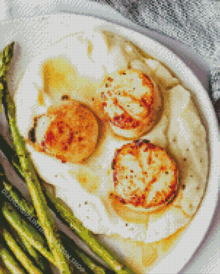 Delicious Scallops Diamond Painting