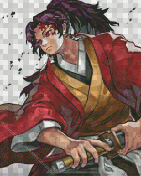 Demon Slayer Yoriichi Diamond Painting