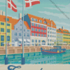 Denmark Copenhagen Poster Diamond Painting