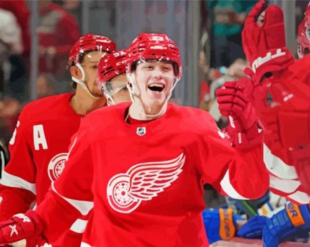 Detroit Red Wings Ice Hockey Diamond Painting