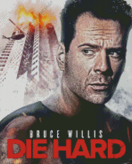 Die Hard Movie Poster Diamond Painting
