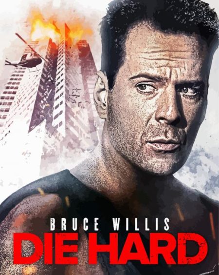 Die Hard Movie Poster Diamond Painting