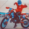 Dirt Bike Girl Diamond Painting