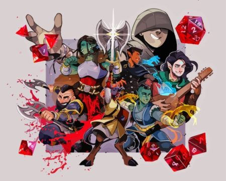 Dnd Party Illustration Diamond Painting