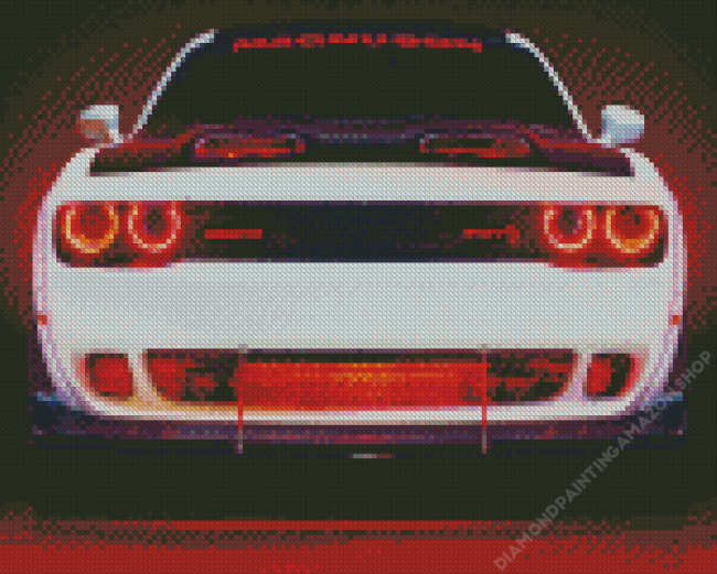 Dodge Challenger Srt Redeye Diamond Painting