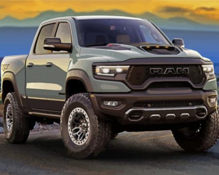 Dodge Ram Vehicle Diamond Painting