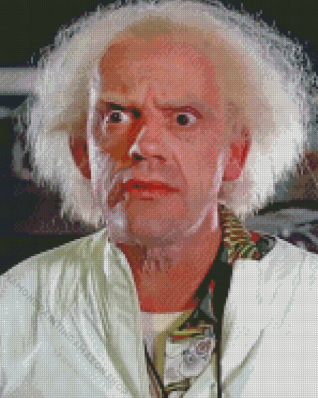 Dr Emmett Brown Diamond Painting