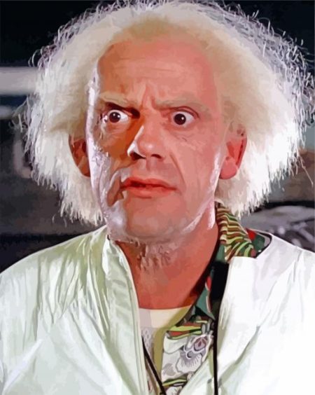 Dr Emmett Brown Diamond Painting