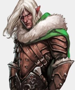 Drizzt Dourden Character Art Diamond Painting