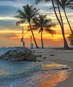 East Coast Beach Diamond Painting