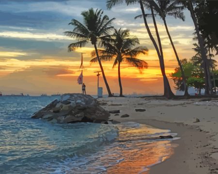 East Coast Beach Diamond Painting