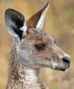 Eastern Grey Kangaroo Diamond Painting