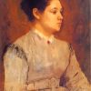 Edgar Degas Portrait Of A Young Woman Diamond Painting