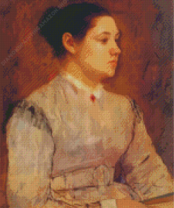 Edgar Degas Portrait Of A Young Woman Diamond Painting