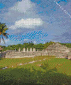 El Rey Archaeological Zone Cancun Diamond Painting