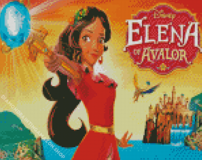 Elena Of Avalor Anime Diamond Painting