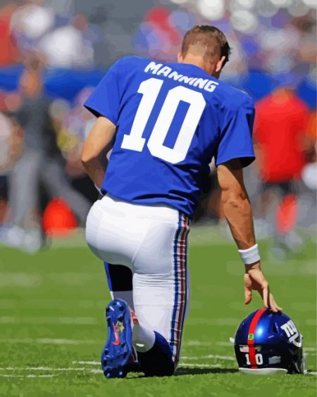 Eli Manning Back Diamond Painting