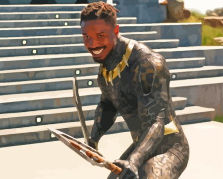 Erik Killmonger Diamond Painting