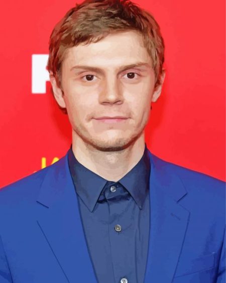 Evan Peters Actor Diamond Painting