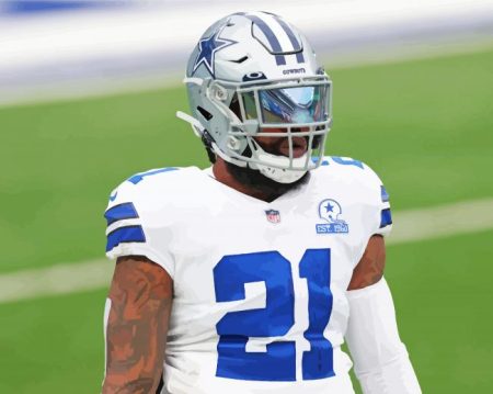 Ezekiel Elliott Diamond Painting