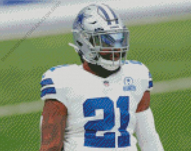 Ezekiel Elliott Diamond Painting