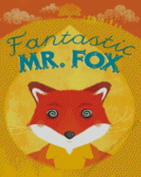 Fantastic Mr Fox Movie Poster Diamond Painting