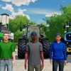 Farming Simulator Game Characters Diamond Painting